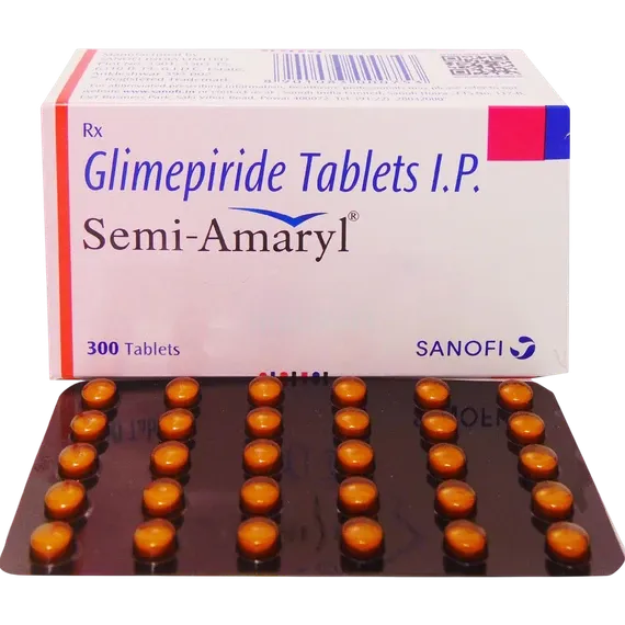 semi amaryl 0.5mg tablet 30's